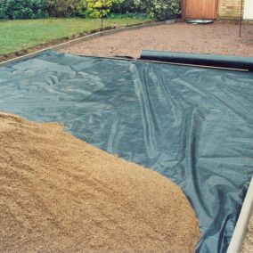 Groundcheck Geotextile Roll 2m x 25m Woven Landscaping Membrane ...